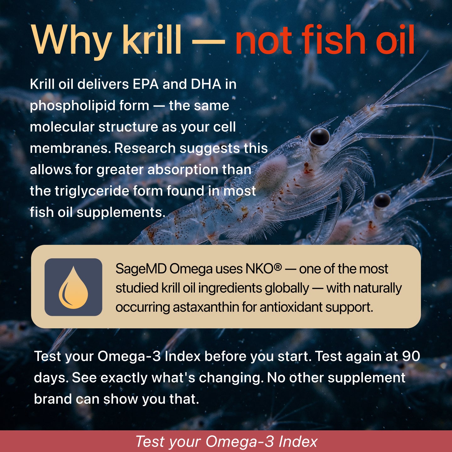 SageMD Omega - Krill Oil