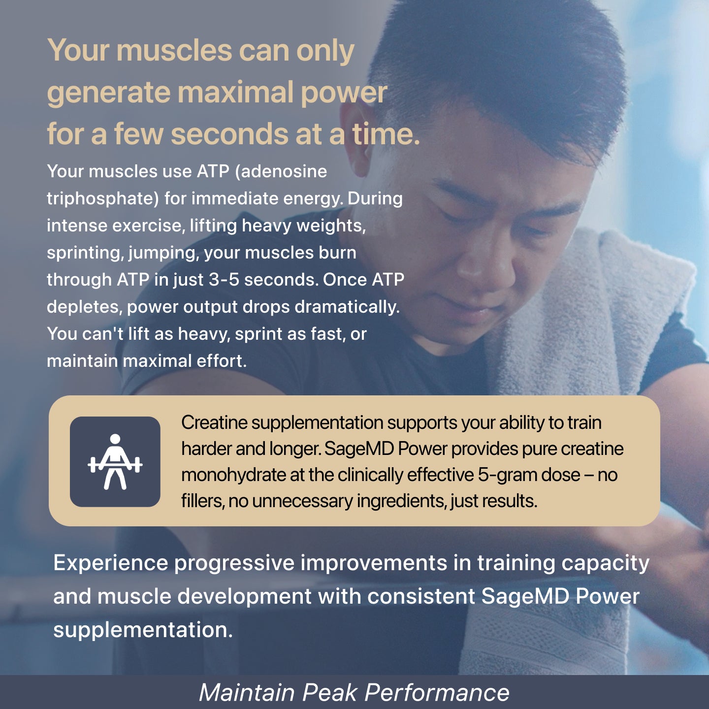 SageMD Power - Creatine Powder