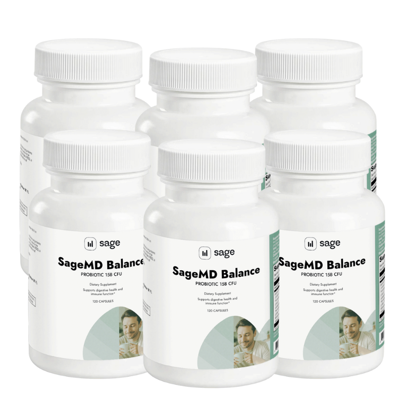 SageMD Balance - Probiotic 15B CFU 6 month supply | Sage Healthspan