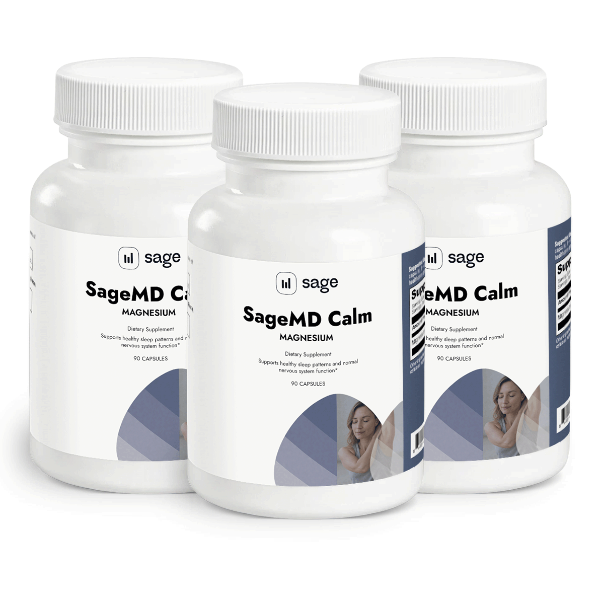 SageMD Calm - Magnesium Glycinate 3 month supply | Sage Healthspan