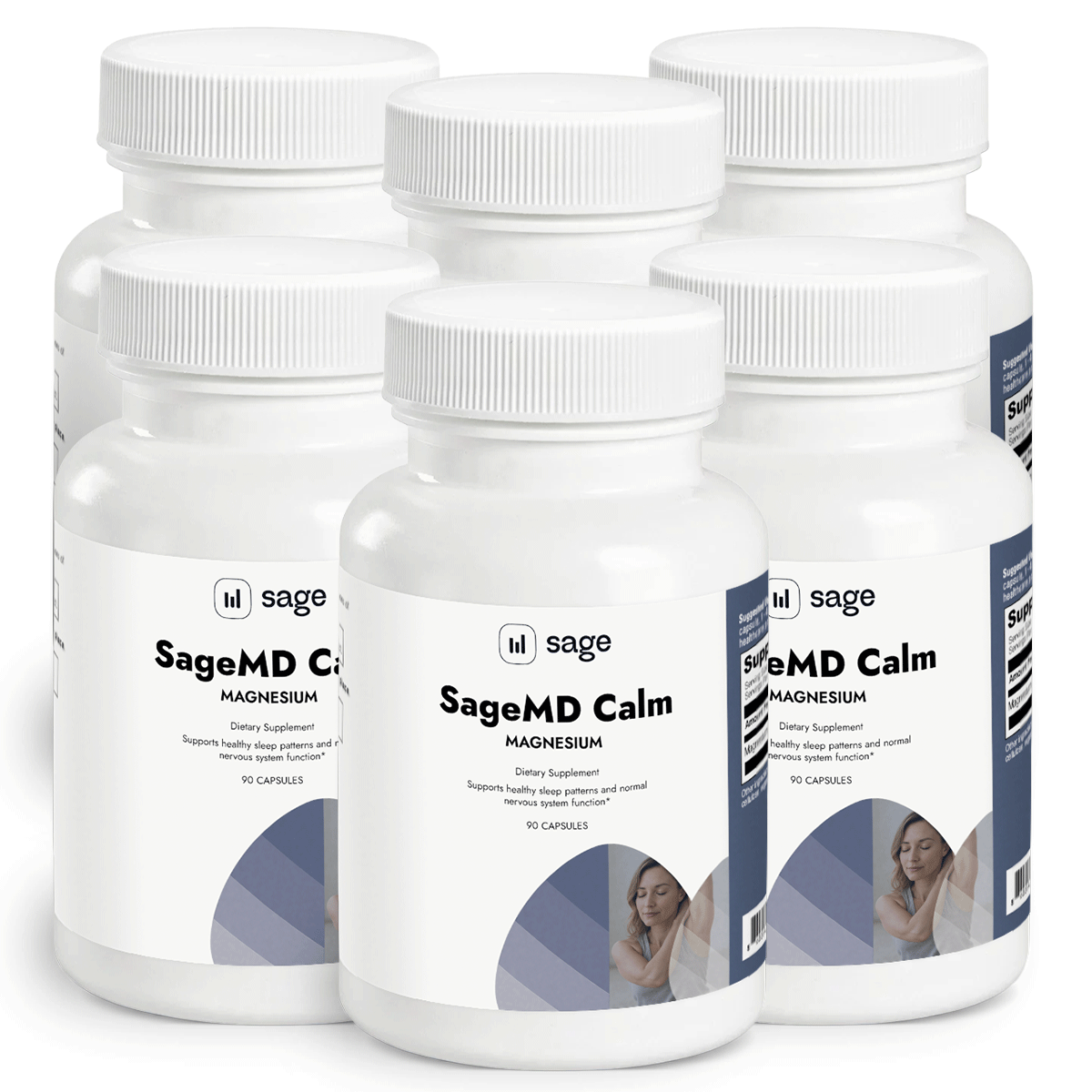 SageMD Calm - Magnesium Glycinate 6 month supply | Sage Healthspan