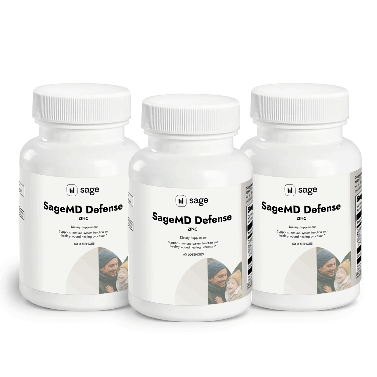 SageMD Defense - Zinc Lozenge 3 month supply | Sage Healthspan