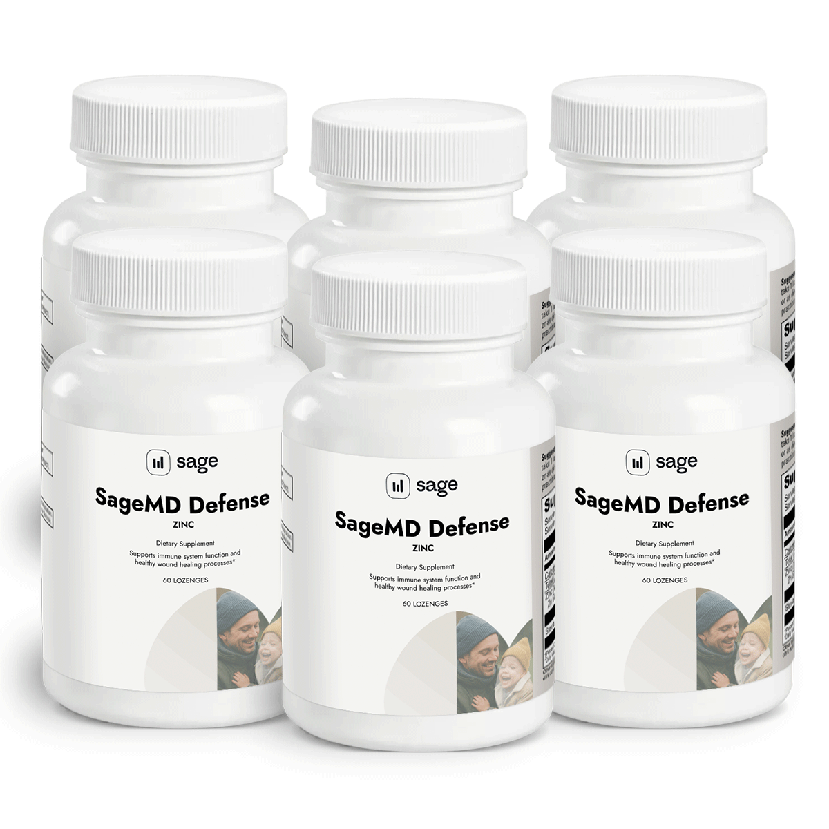 SageMD Defense - Zinc Lozenge 6 month supply | Sage Healthspan