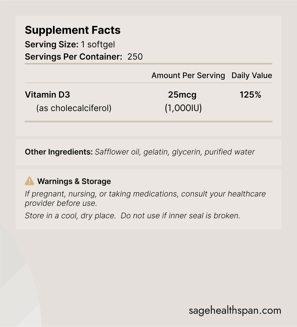 SageMD Shield - Vitamins A, D, & K