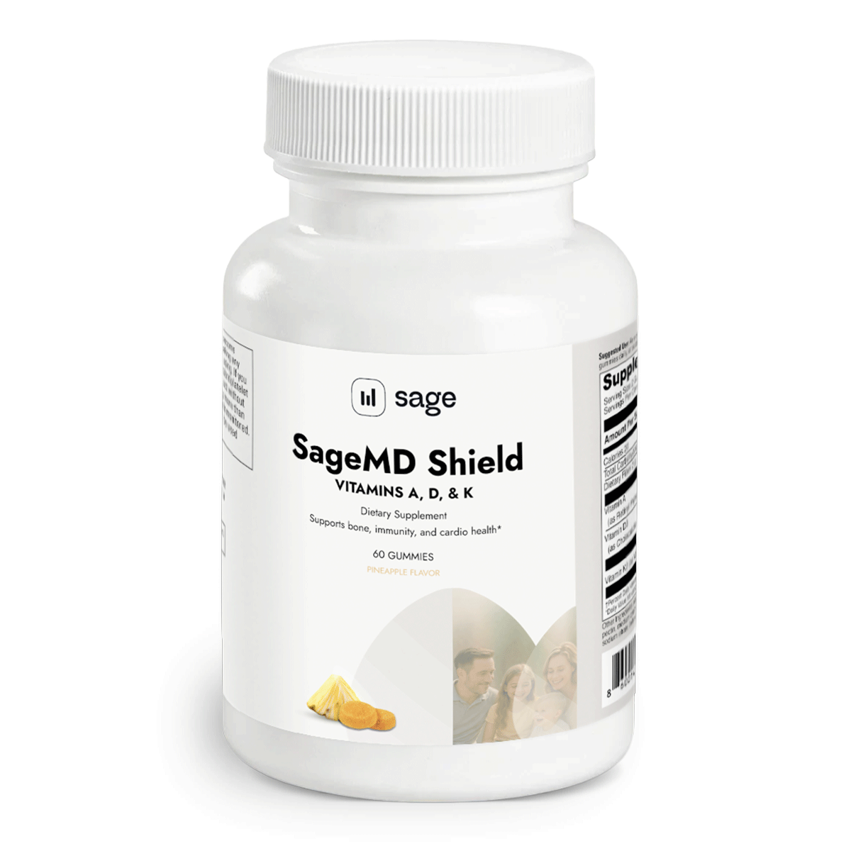 SageMD Shield - Vitamins A, D, & K Gummy Bottle | Sage Healthspan