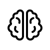 black icon of a brain