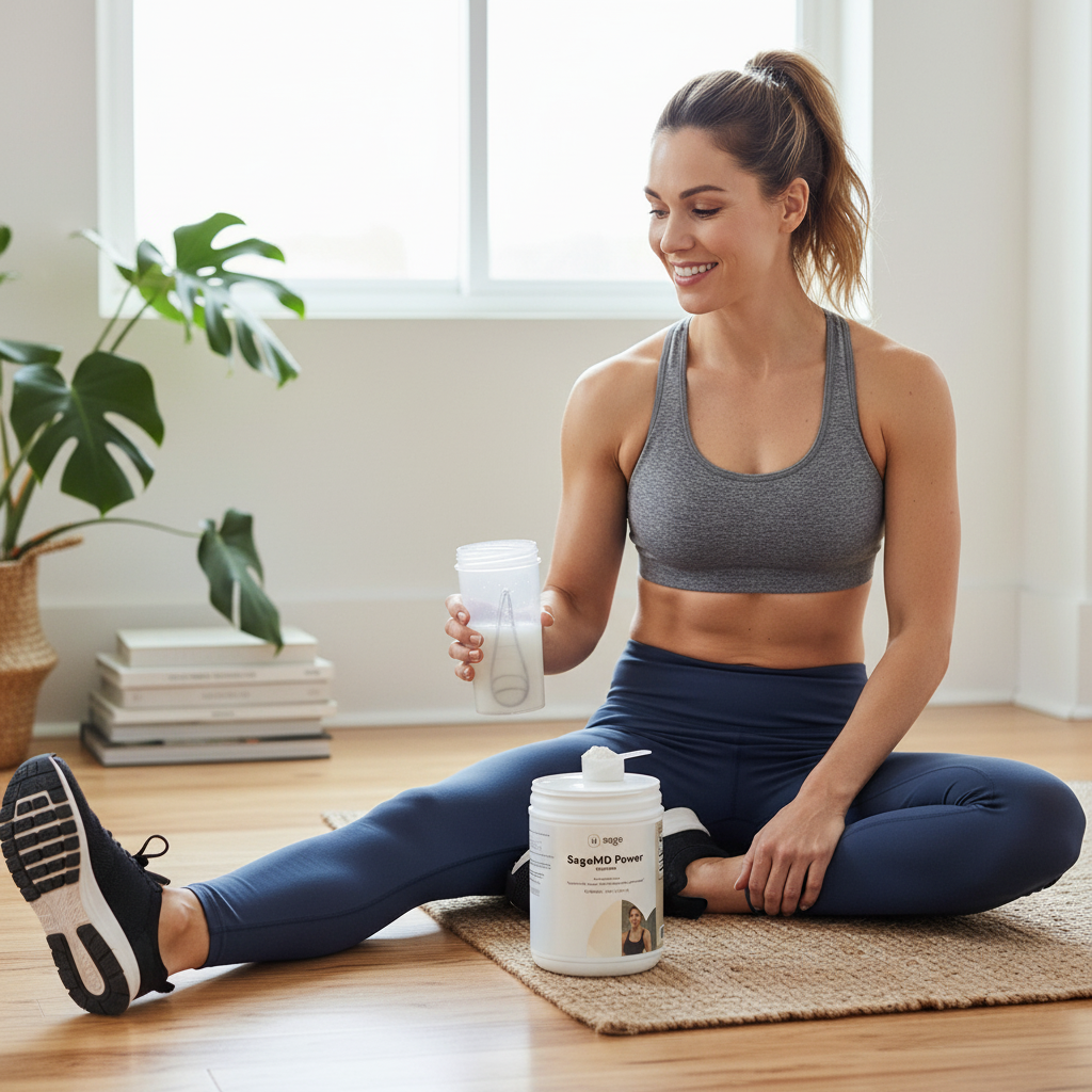 Transform your energy and focus! Achieve peak performance with SageMD Power – Creatine Powder.*