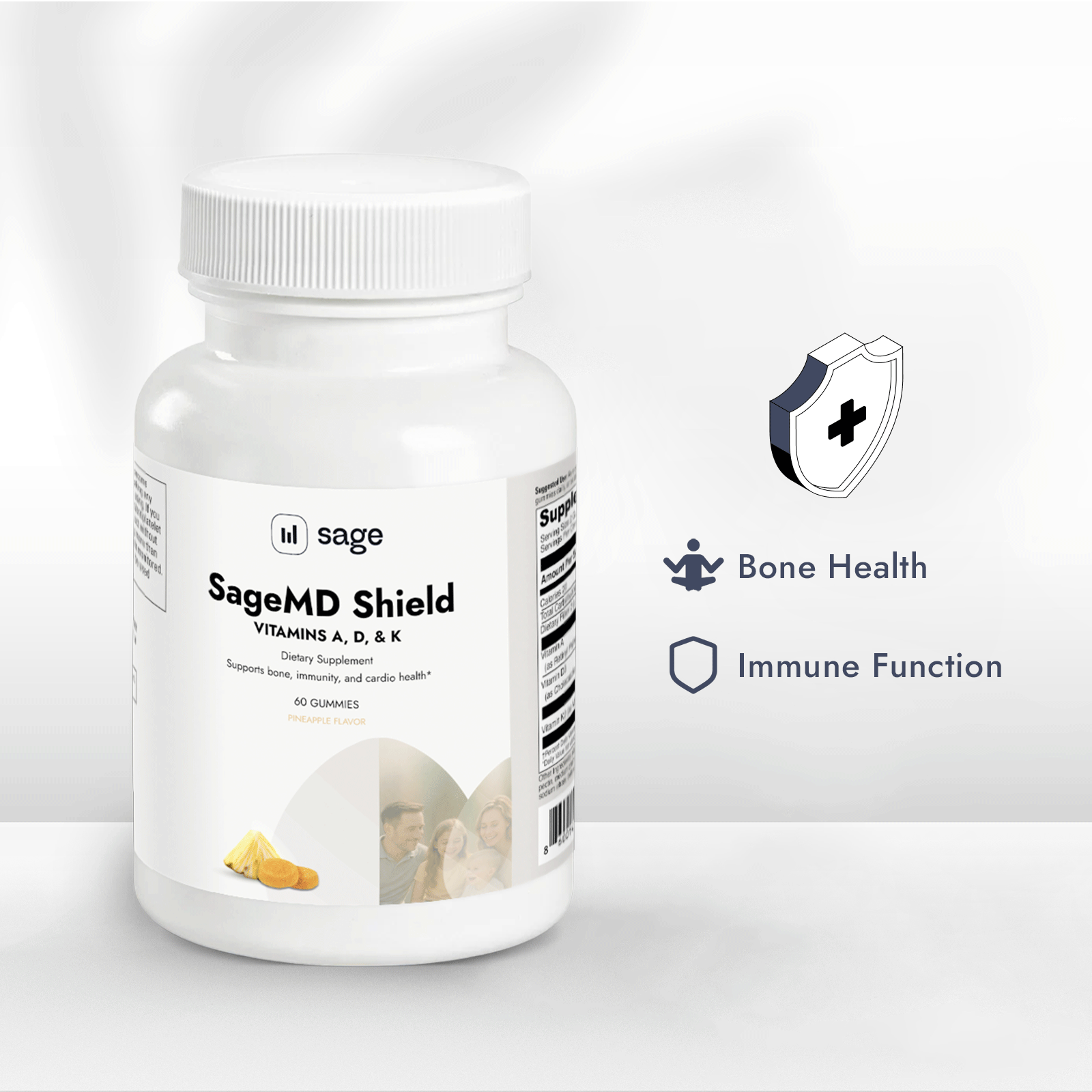 SageMD Shield - Vitamins A, D, & K Gummy